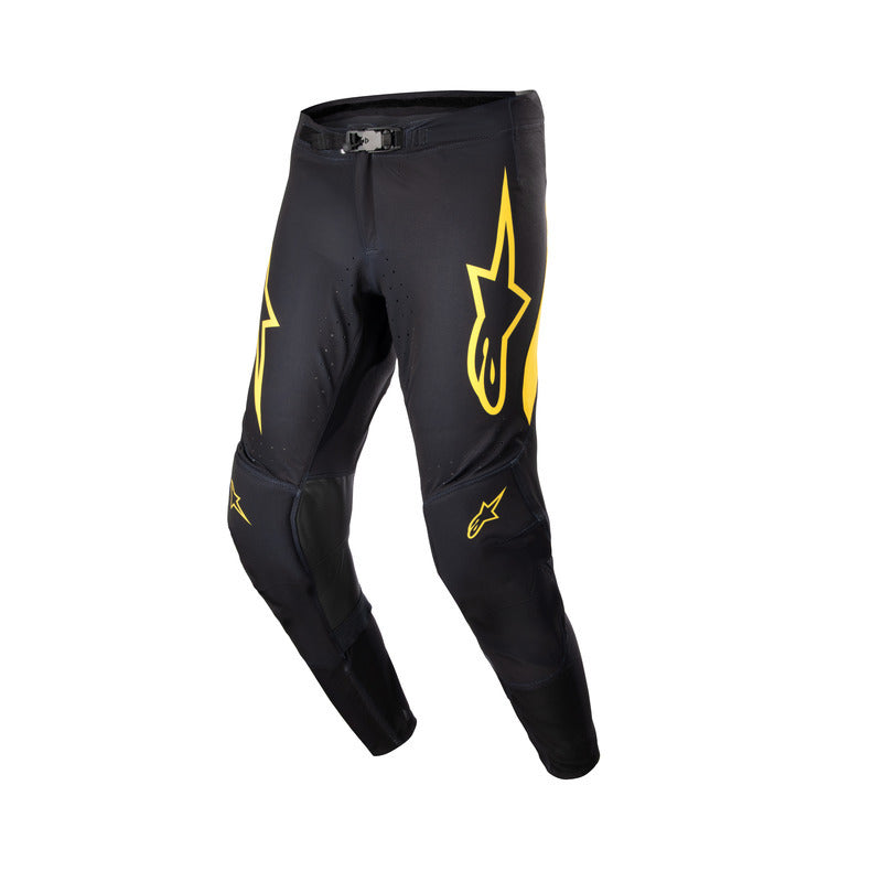 2024 SUPERTECH WARD PANTS BLACK YELLOW (0015)
