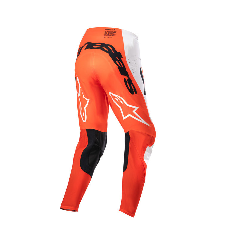 2024 SUPERTECH WARD PANTS WHITE HOT ORANGE (0242)