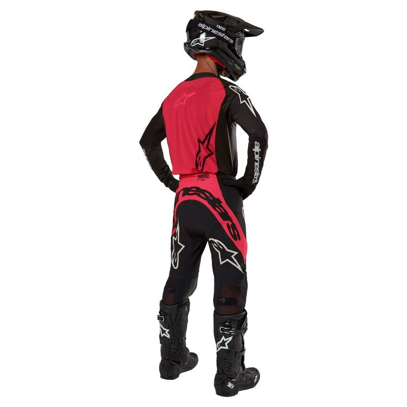 2024 SUPERTECH WARD PANTS BLACK RED BERRY (1323)
