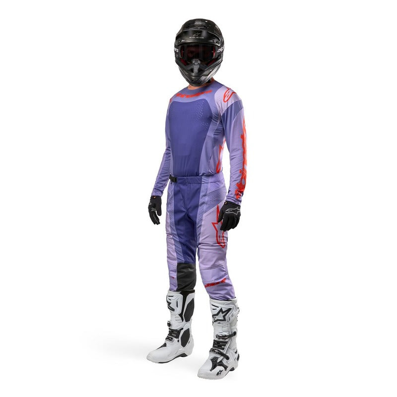 2024 TECHSTAR OCURI PANTS PURPLE HOT ORANGE (3015)
