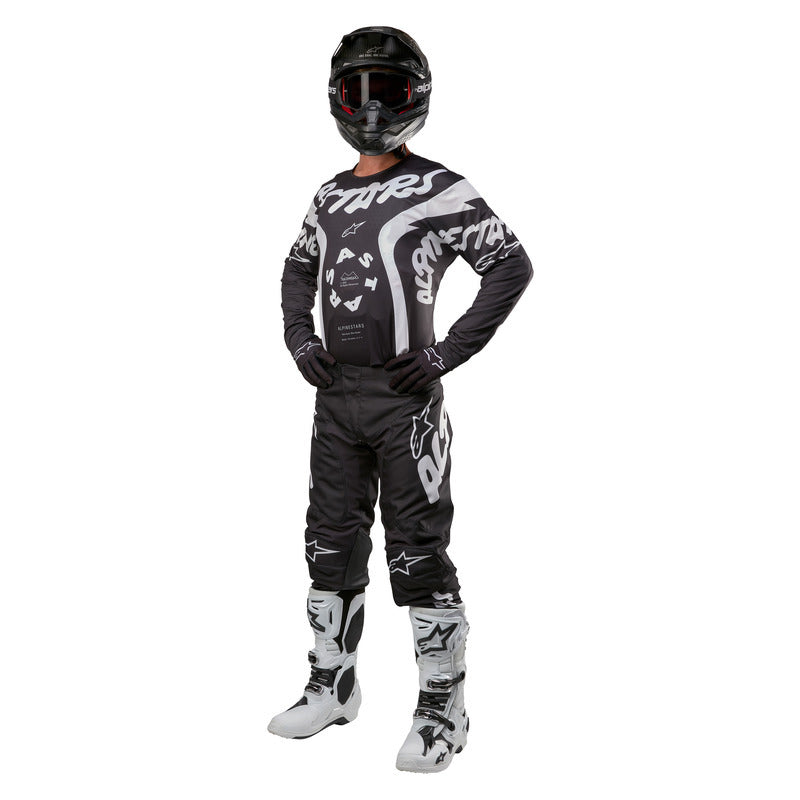 2024 RACER HANA PANTS BLACK WHITE (0012)