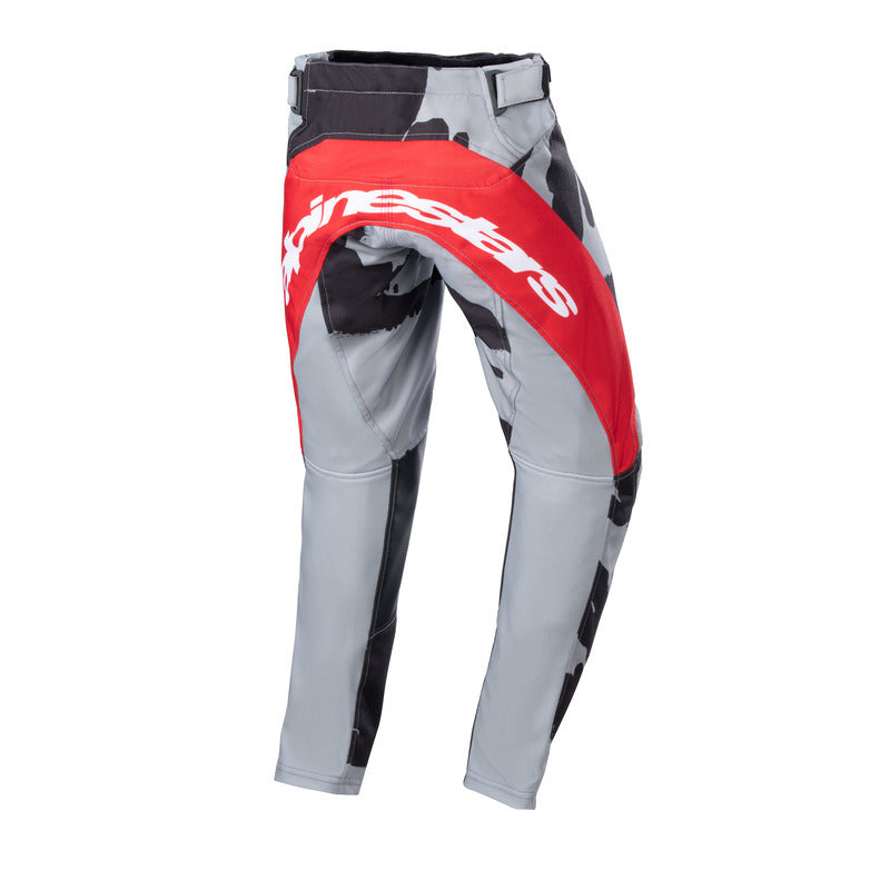 2023 YOUTH RACER TACTICAL PANTS CAST GRAY CAMO MARS RED (9228)