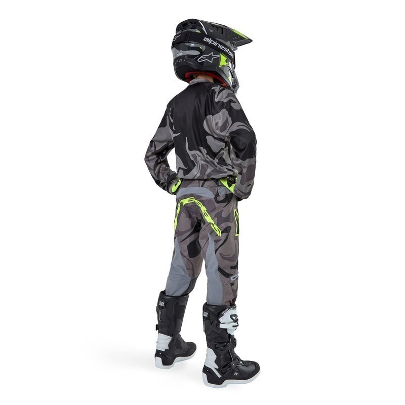 2024 YOUTH RACER TACTICAL PANTS CAST GRAY CAMO MAGNET (9115)