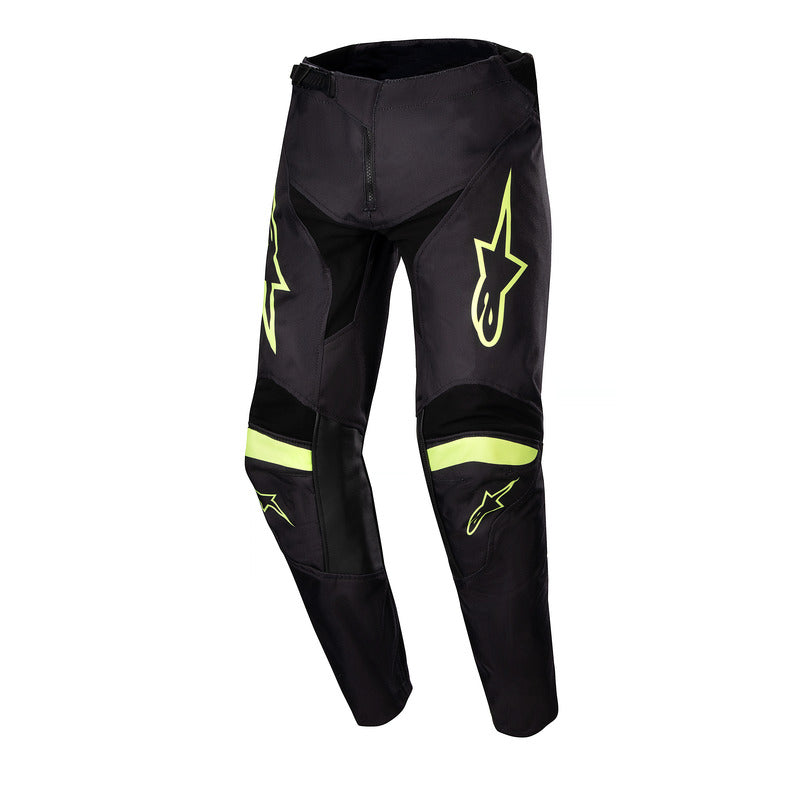 2024 YOUTH RACER LURV PANTS BLACK FLUROYELLOW (0168)