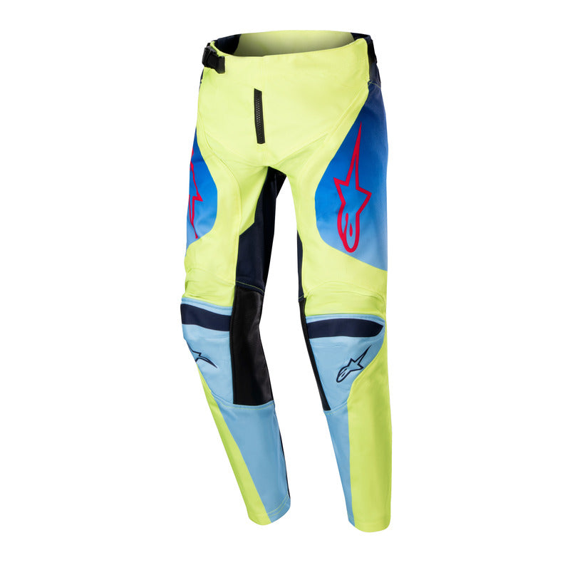 2024 YOUTH RACER HOEN PANTS FLUROYELLOW BLUE NIGHT NAVY (0525)