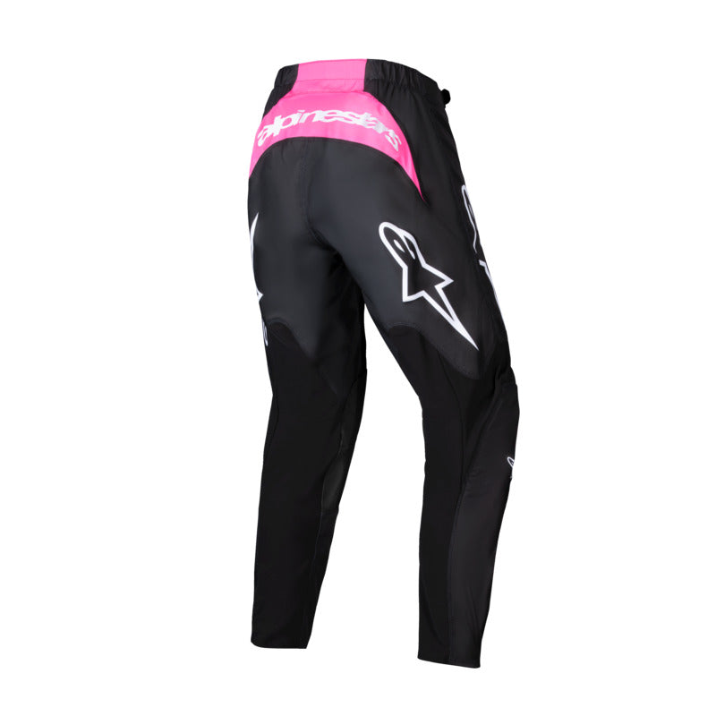 2025 WOMENS FLUID HAUL PANTS BLACK FLURO-PINK (1390)