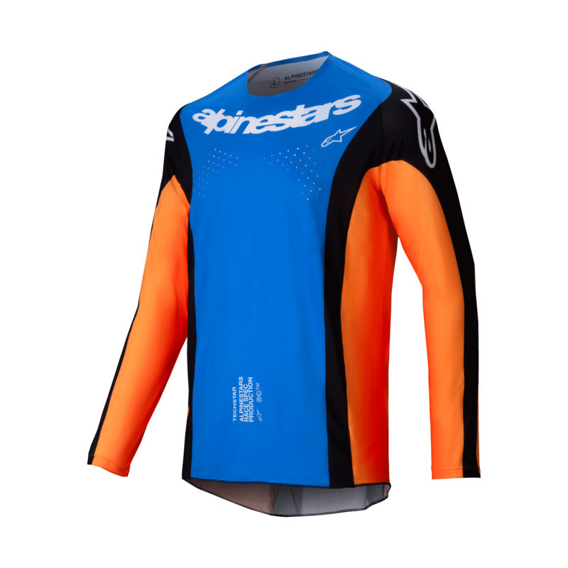 2025 TECHSTAR MELT JERSEY ORANGE BLUE (0469)