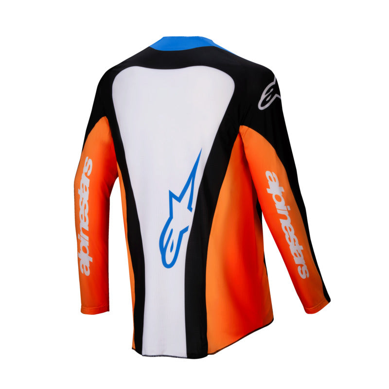 2025 TECHSTAR MELT JERSEY ORANGE BLUE (0469)