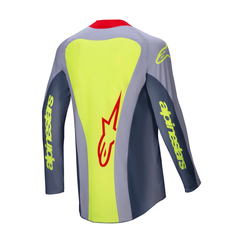 2025 TECHSTAR MELT JERSEY BRIGHT-RED GRAY (3046)