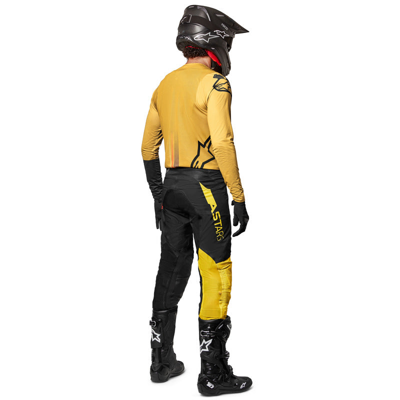 2022 SUPERTECH BLAZE JERSEY YELLOW BLACK FLURO-RED (0583)