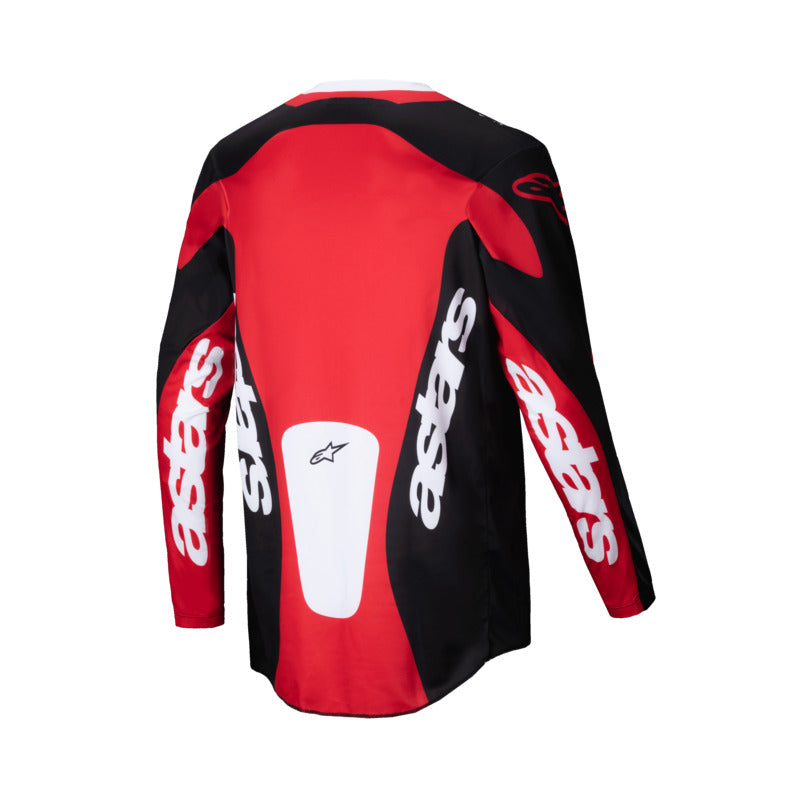 2025 RACER VEIL JERSEY BLACK BRIGHT RED (1303)