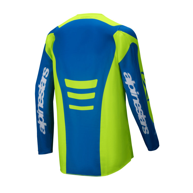 2025 FLUID HAUL JERSEY FLURO-YELLOW BLUE (0557)