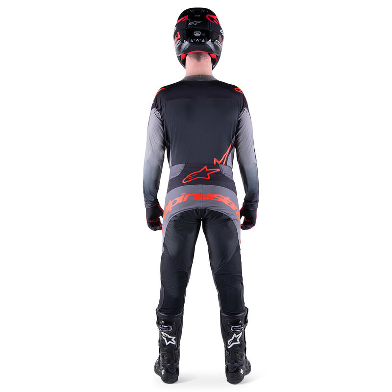 2023 TECHSTAR SEIN JERSEY BLACK NEON RED (1397)