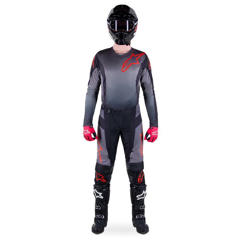 2023 TECHSTAR SEIN JERSEY BLACK NEON RED (1397)