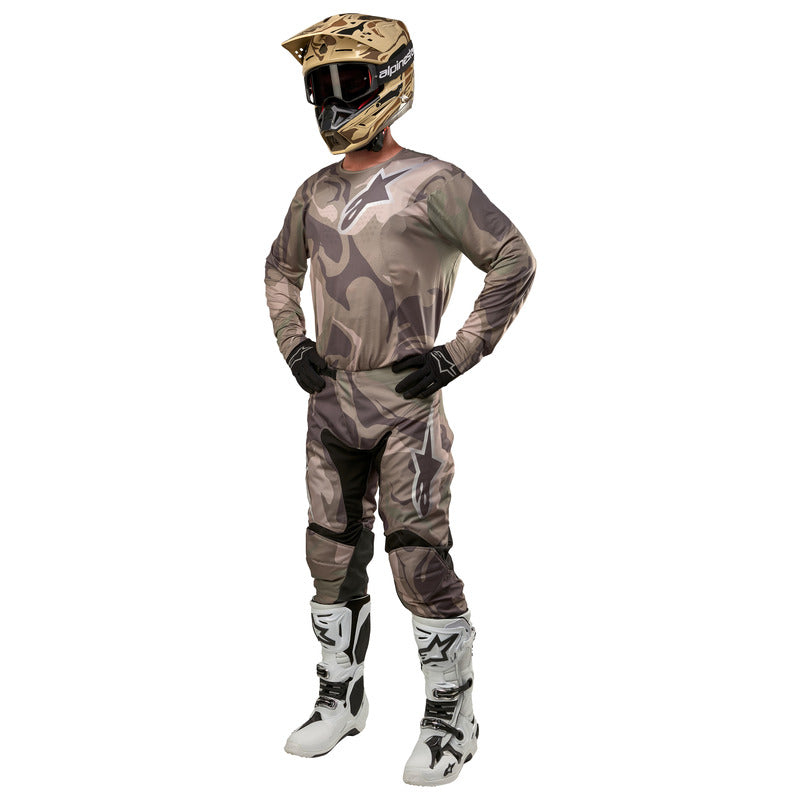 2024 RACER TACTICAL JERSEY MILITARY GREEN CAMO BROWN (0815)