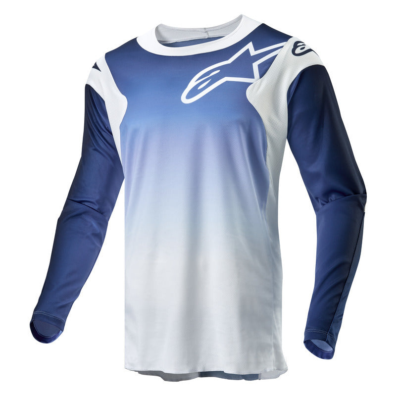 2024 RACER HOEN JERSEY WHITE DARK NAVY LIGHT BLUE (2070)