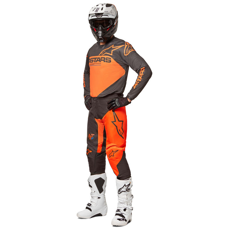 2022 RACER SUPERMATIC JERSEY ANTHRACITE ORANGE (1440)