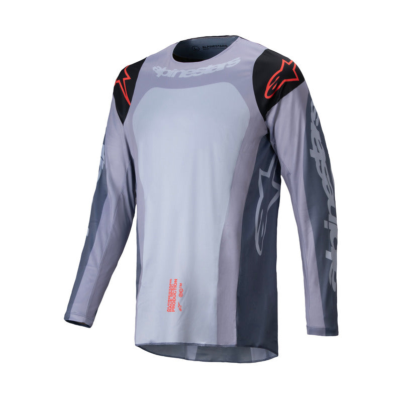 2025 RACER OCURI JERSEY GRAY BLACK FLURO ORANGE (1516)