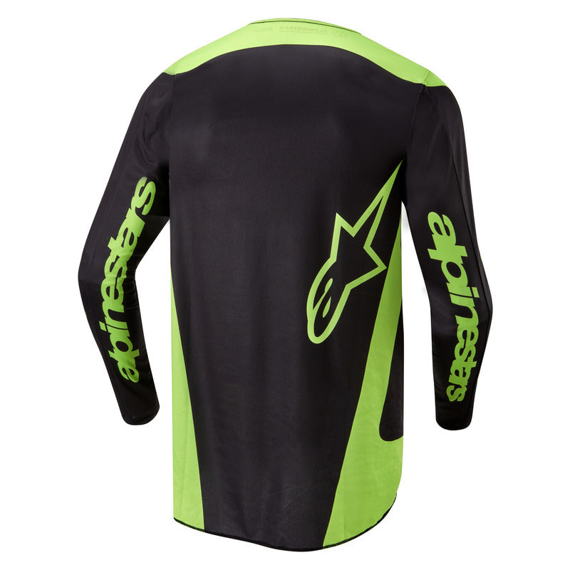 2024 FLUID LURV JERSEY BLACK FLUROYELLOW (0168)