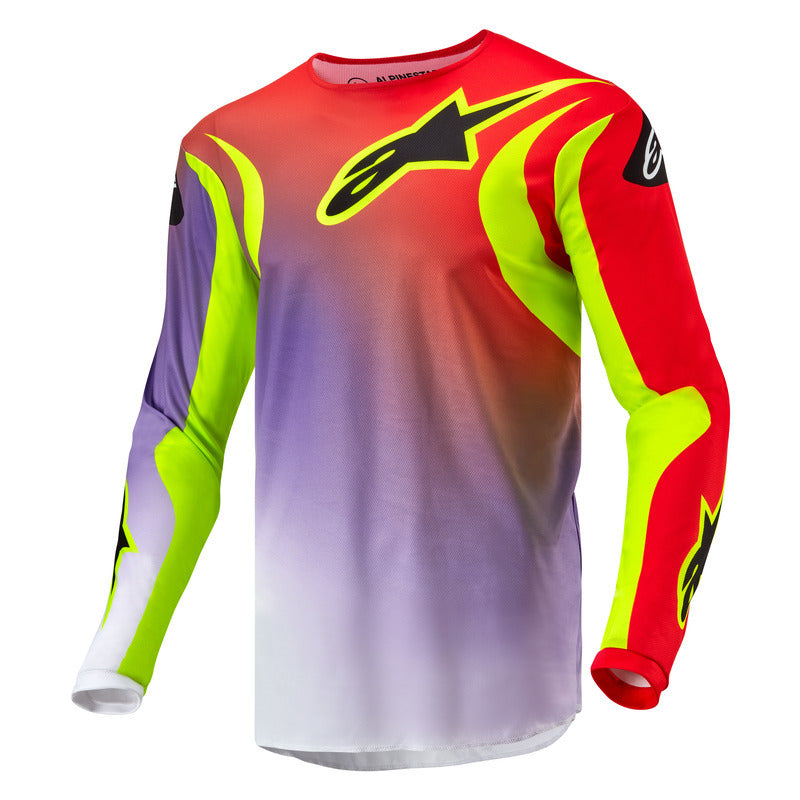 2024 FLUID LUCENT JERSEY WHITE NEON RED FLUROYELLOW (2029)