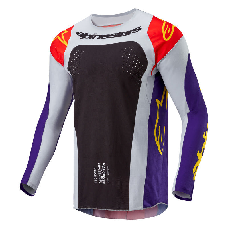 2024 TECHSTAR OCURI JERSEY HOT ORANGE PURPLE BLACK (4031)