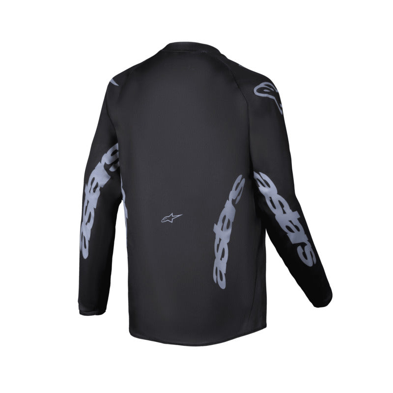 2025-2026 YOUTH RACER GRAPHITE JERSEY BLACK GRAY (0106)