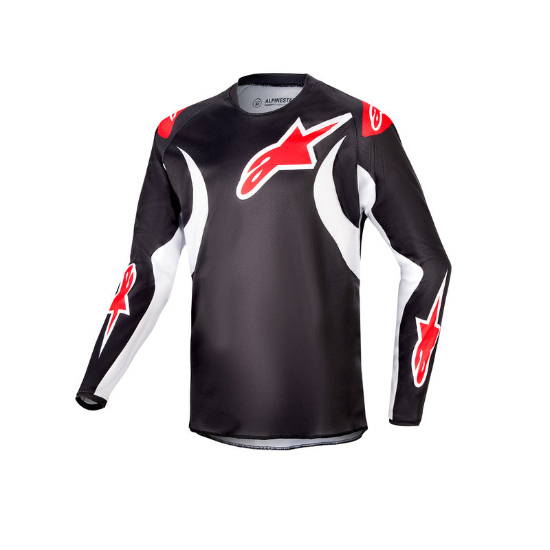 2024 YOUTH RACER LUCENT JERSEY BLACK WHITE (0012)