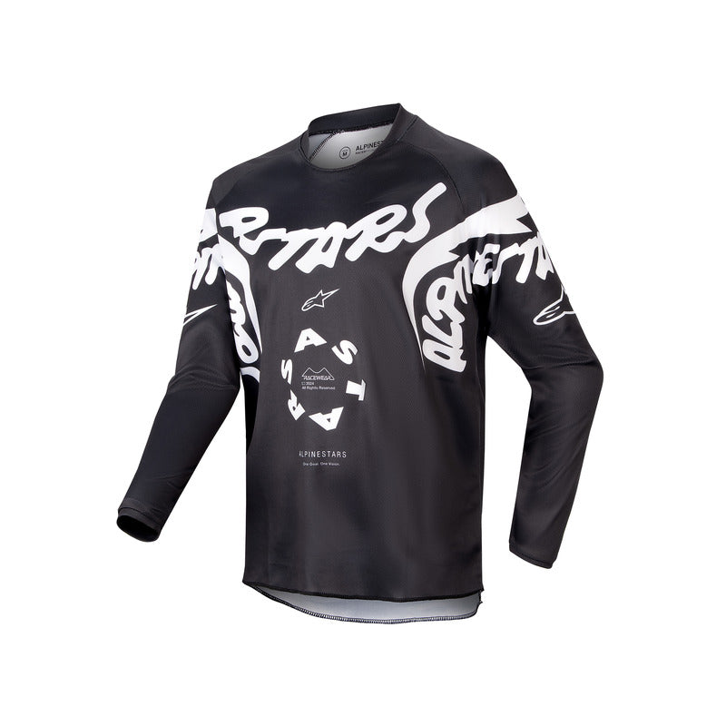 2024 YOUTH RACER HANA JERSEY BLACK WHITE (0012)