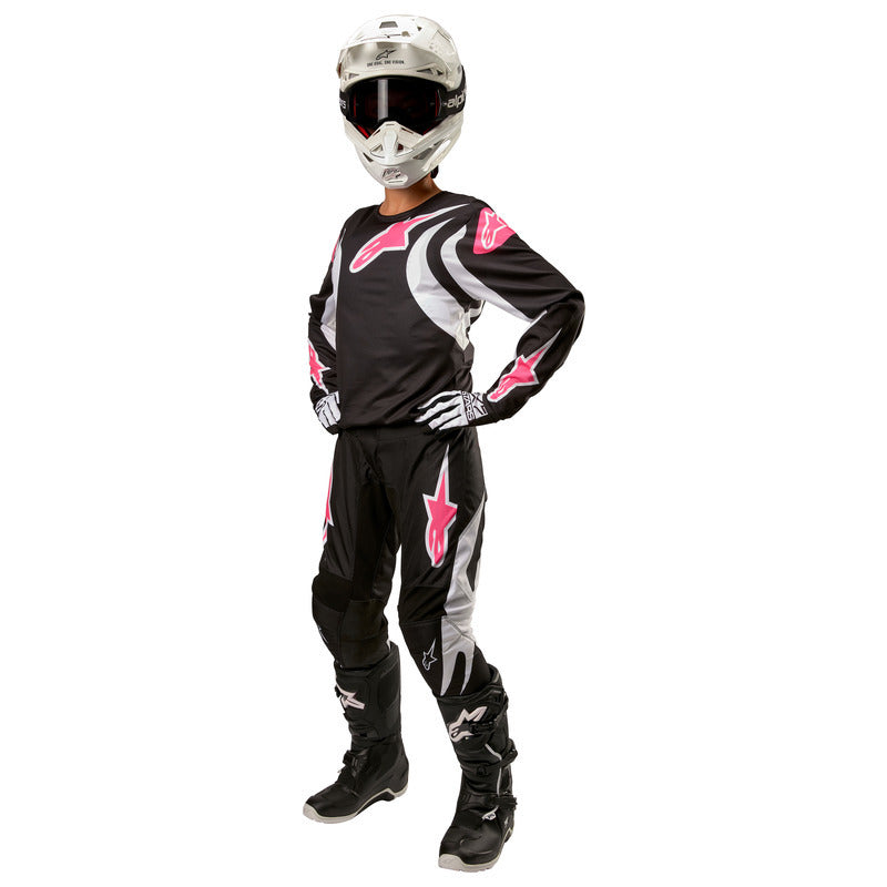 2024 WOMENS FLUID JERSEY BLACK WHITE (0012)
