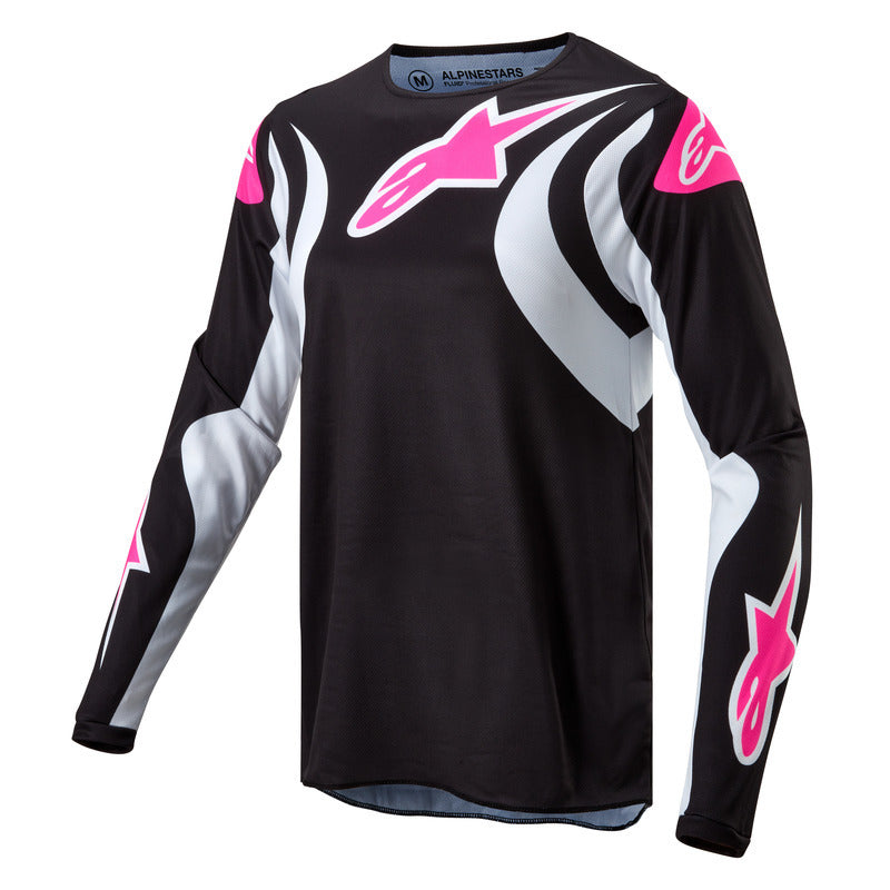 2024 WOMENS FLUID JERSEY BLACK WHITE (0012)