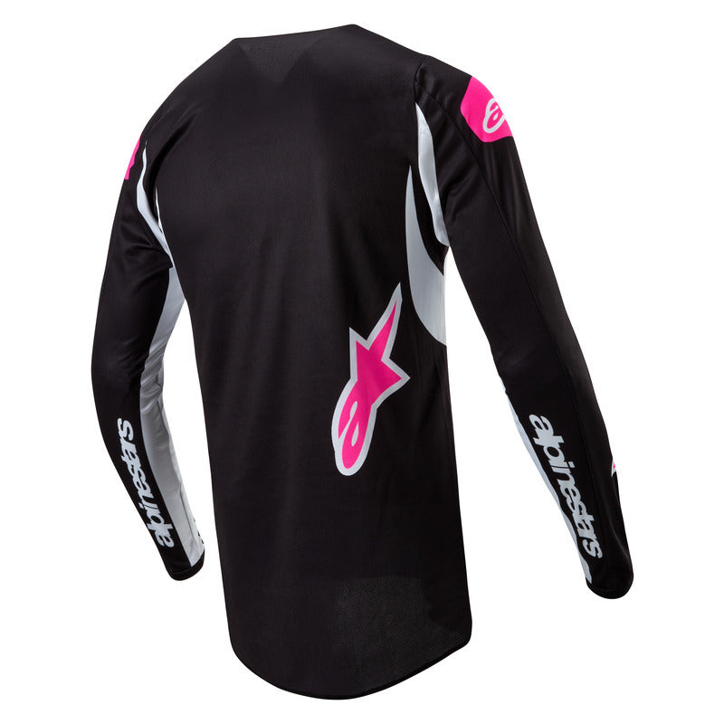 2024 WOMENS FLUID JERSEY BLACK WHITE (0012)