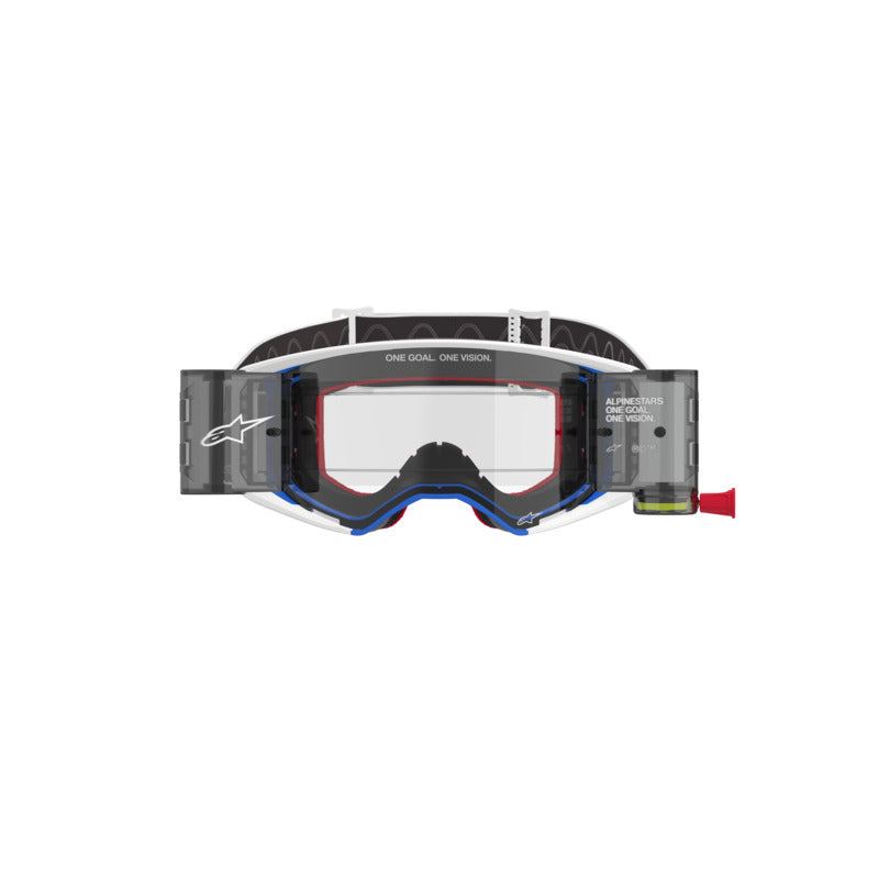 SUPERTECH CORP GOGGLE | BLUE ORANGE (7316) | CLEAR LENS ROLL OFF