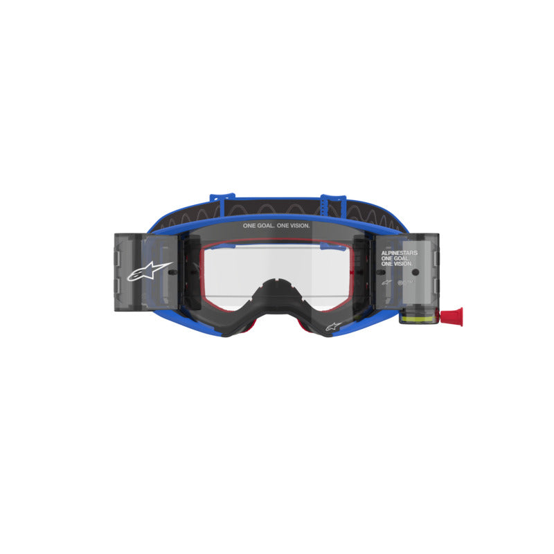 SUPERTECH STREAM GOGGLE | BLUE (7216) | CLEAR LENS ROLL OFF