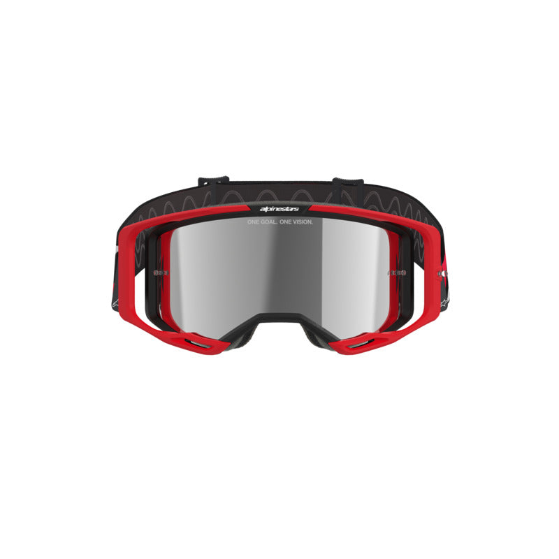 VISION 8 LUAR GOGGLE | RED BLACK (3080) | MIRROR SILVER LENS