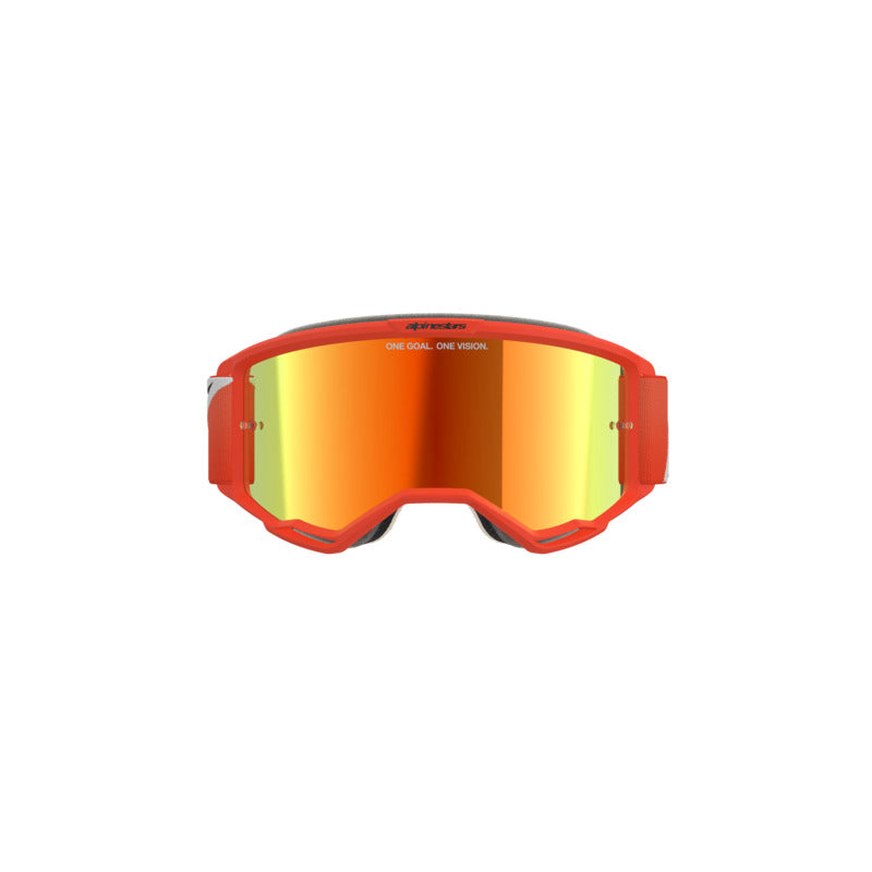 VISION 5 CORP GOGGLE | ORANGE (0480) | MIRROR RED LENS