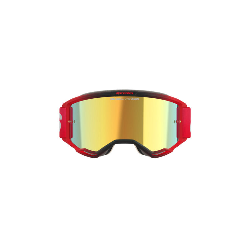 VISION 5 BLAZE GOGGLE | RED (3115) | MIRROR GOLD LENS