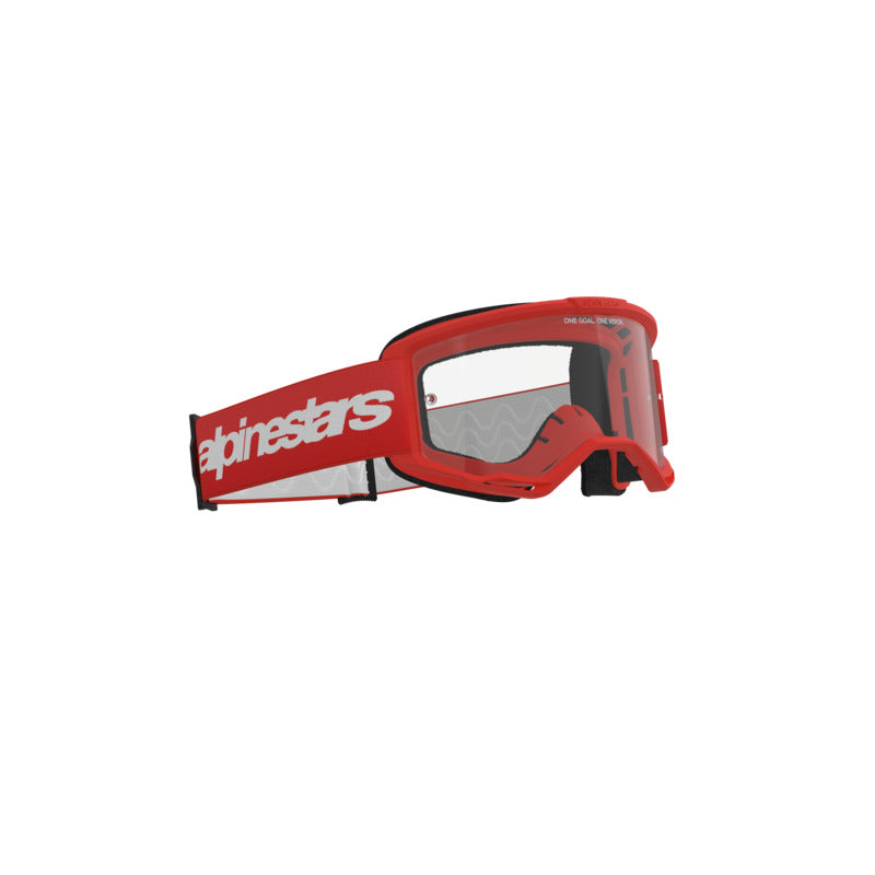 VISION 3 WORDMARK GOGGLE | RED (3067) | CLEAR LENS