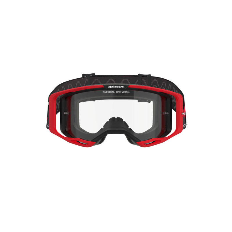 VISION 8 LUAR GOGGLE | RED BLACK (3113) | CLEAR LENS