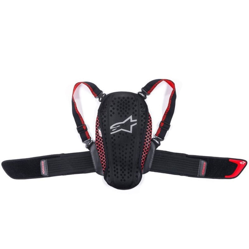 NUCLEON KR-Y BACK PROTECTOR BLACK RED (0013)