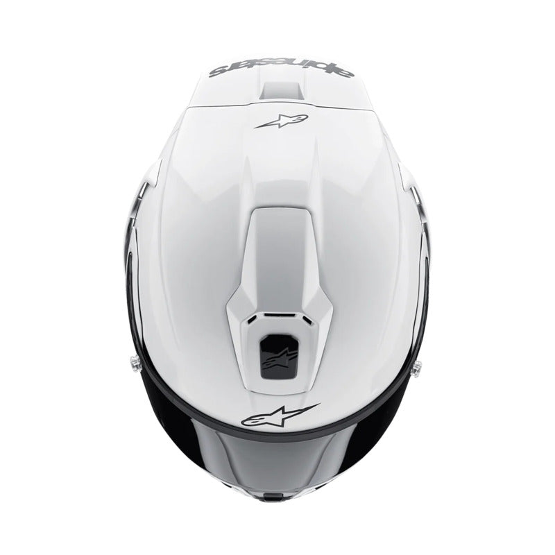 SUPERTECH SR10 SOLID HELMET ECE 22.06 WHITE GLOSS BLACK MATT (2170)