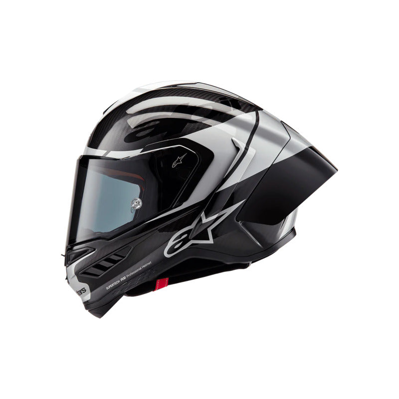 SUPERTECH SR10 ELEMENT HELMET ECE 22.06 BLACK CARBON SILVER BLACK GLOSS (1368)