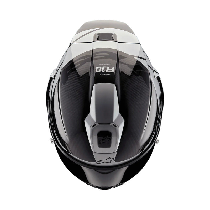 SUPERTECH SR10 ELEMENT HELMET ECE 22.06 BLACK CARBON SILVER BLACK GLOSS (1368)