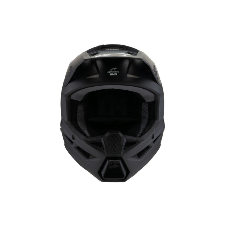 SM3 YOUTH SOLID HELMET ECE06 BLACK MATT (0110)
