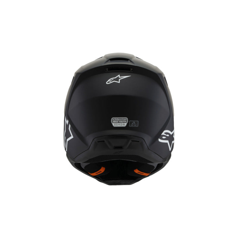 SM3 YOUTH SOLID HELMET ECE06 BLACK MATT (0110)