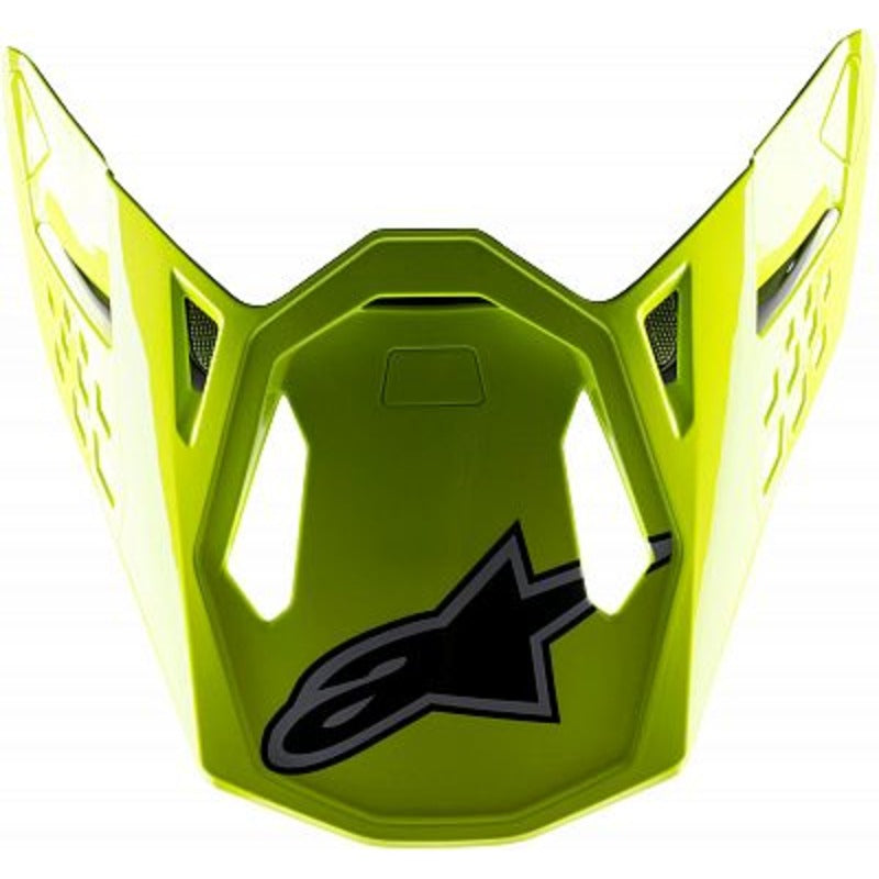 VISOR SM8 FACTORY BLACK/FLURO YELLOW/BLUE (1578)