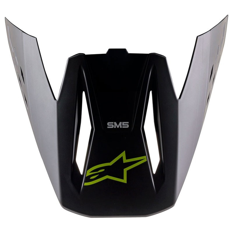 VISOR SM5 COMPASS MATT BLACK/FLURO YELLOW (1559)