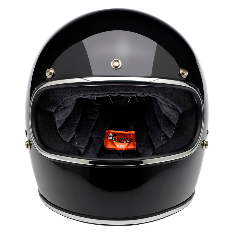 BW1002 GRINGO ECE HELMET GLOSS BLACK (0101)
