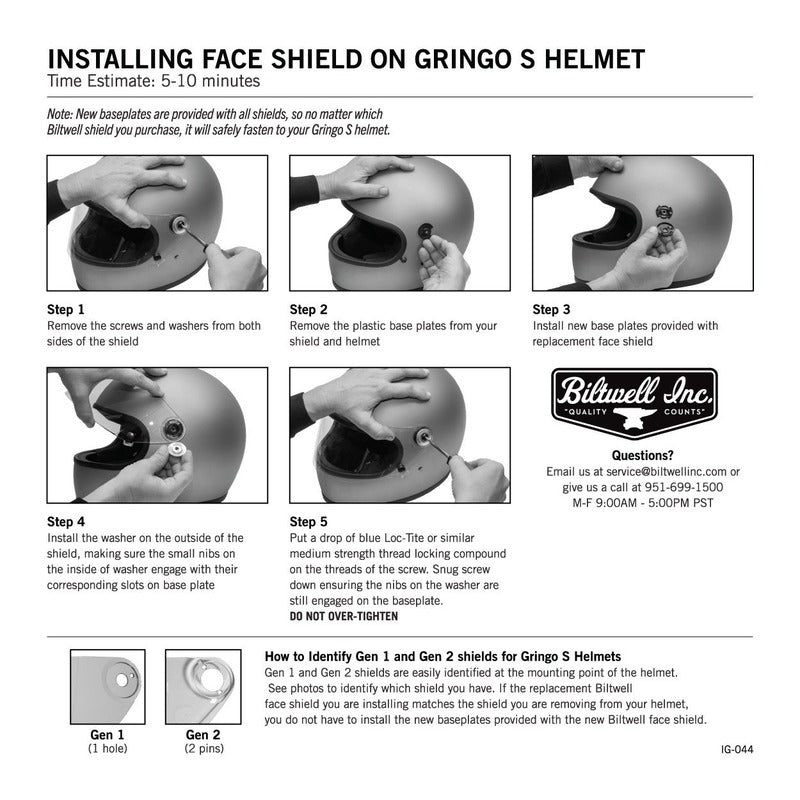 BW1111 GRINGO S GEN 2 FLAT SHIELD SMOKE (0102)