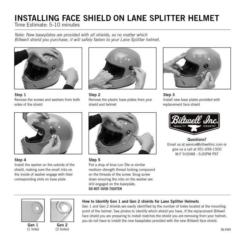 BW1112 LANE SPLITTER GEN 2 SHIELD GOLD MIRROR (0222)