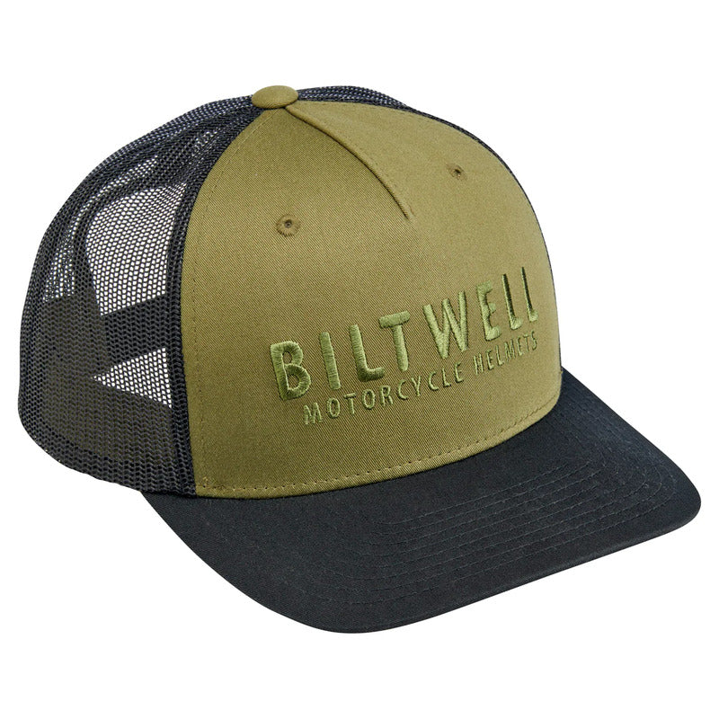 WOODSY SNAP BACK HAT | OLIVE/BLACK